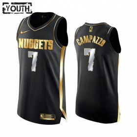 Canotte Bambino Denver Nuggets Facundo Campazzo 7 2020-21 Nero Golden Edition Swingman